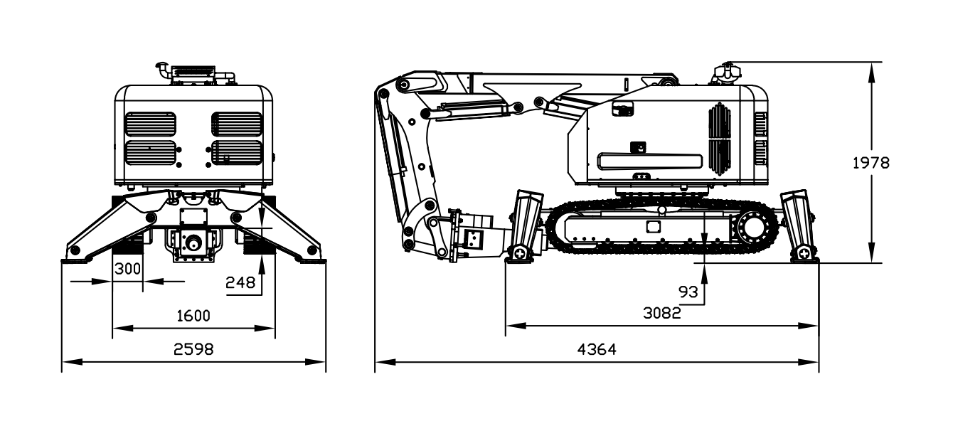 Multifunctional demolition robot